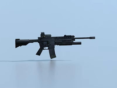 Modern Military MA Rifle Firearms Military Rifle Firearms 3d model