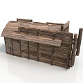 Handcrafted Wooden Storage Chest With Vintage Plank Design And Rustic Structure