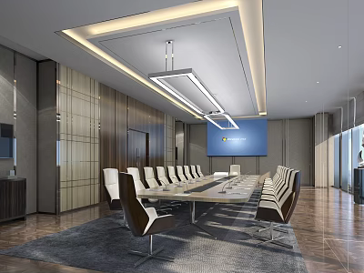 Modern Meeting Room Meeting Tables and Chairs 3d model Modern Meeting Room Meeting Tables and Chairs 3d model