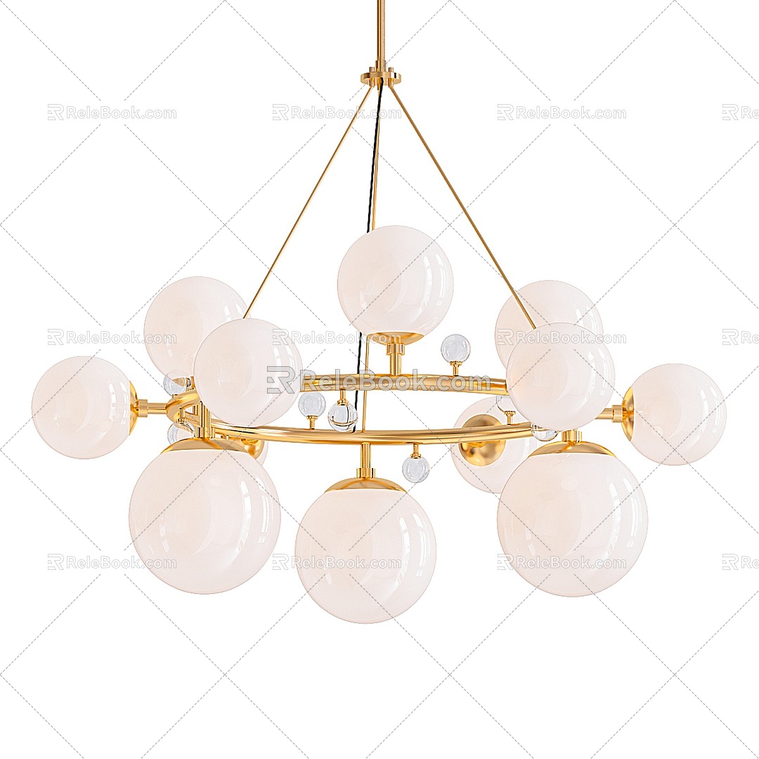 Tron round chandelier model