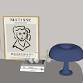 Modern table lamp 3d model