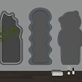 Mirror Full-body mirror Dressed mirror Fitting mirror Floor mirror 3d model
