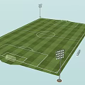 Standard 11 a Side Football Field Layout With Markings And Dimensions