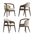 Dining chair combination 3d model