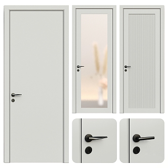 Single door 3d model