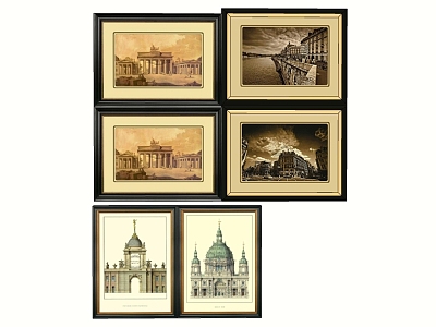 European Classical European American Decorative Hanging Picture Frame Picture Frame model