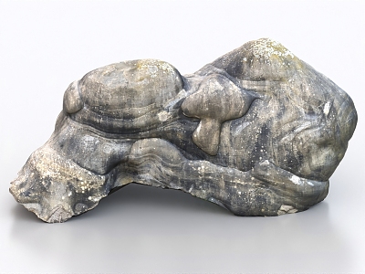 Stone Rock Stone Rockery 3d model