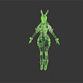 3D Rendered Armored Fantasy Warrior With Horned Helmet And Detailed Armor