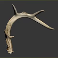 Animal Wall Decor with Natural Antler Design for Rustic Home Decoration