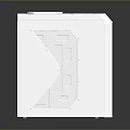 White Computer Case With Transparent Side Panel Modern Minimalist Design For PC Build