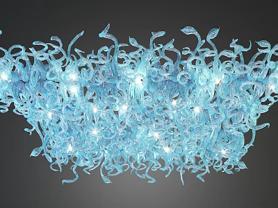 Modern chandelier 3d model Modern chandelier 3d model