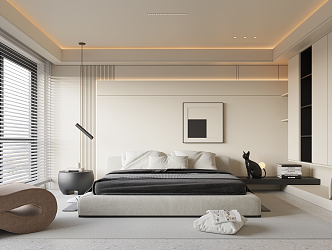 Modern Bedroom Home Master Bedroom 3d model