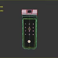 Smart card door lock smart lock smart door lock digital lock digital door lock security door lock password lock 3d model