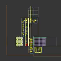 Modern Luxury Elevator Corridor With Polished Marble Flooring Warm Ambient Lighting And Tasteful Greenery