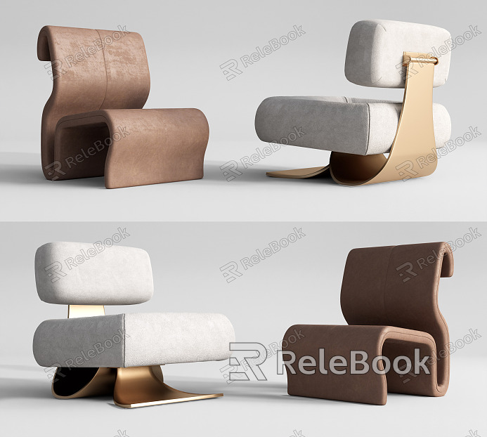 Modern Single Sofa Leisure Chair model