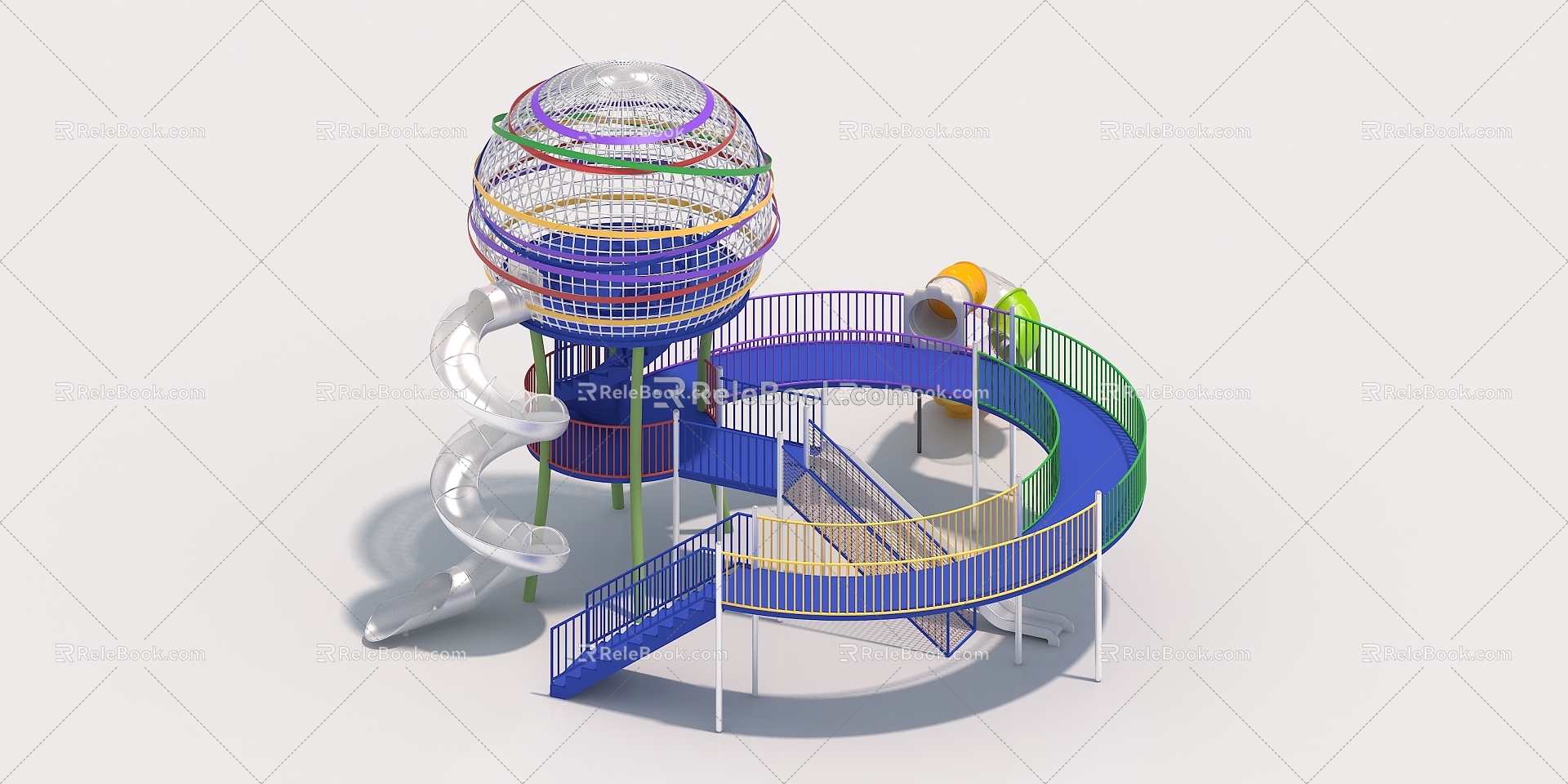 Outdoor Amusement Equipment 3d model