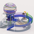 Outdoor Amusement Equipment 3d model