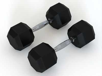 Modern dumbbell gym activity dumbbell fixed dumbbell dip dumbbell coated dumbbell electroplated dumbbell paint dumbbell fitness equipment sports equipment 3d model