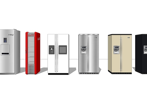 Refrigerator Freezer 3d model