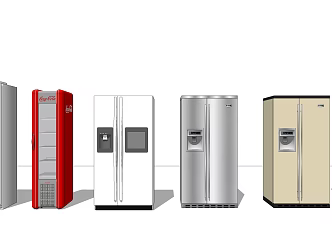 Refrigerator Freezer 3d model