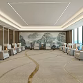 VIP Reception Room Modern Reception Room 3d model