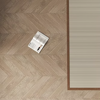 Modern herrings wood floor fishbone wood floor 3d model