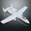White Aerospace Vehicle Model With Wing Structure And Cockpit For Space Exploration