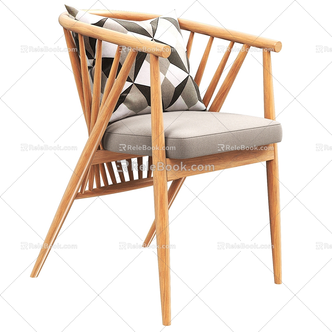 Modern Dining Chair 3d model