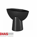 Modern Black Decorative Ornament Set With Minimalist Design For Home Decor
