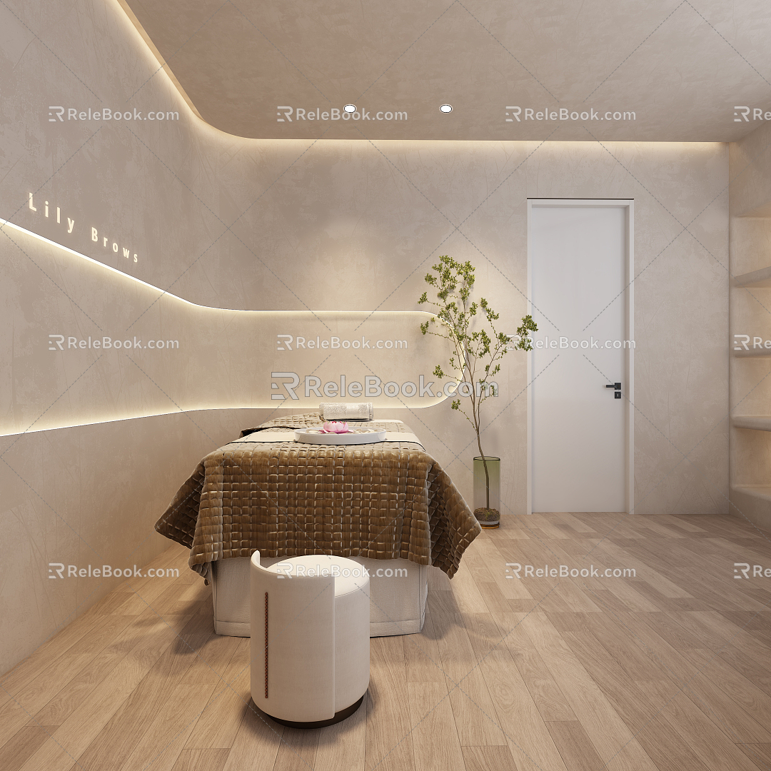 Silent SPA beauty room model