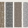 Various Textured Stone Wood Material Samples for Interior Design Projects