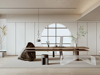 Modern Tea Room 3d model