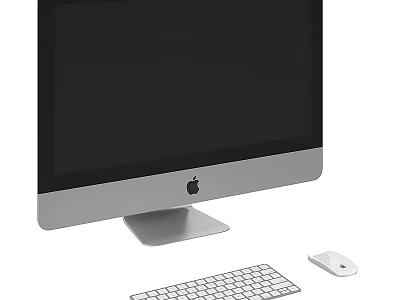Apple All in One iMac Desktop Computer With Monitor Keyboard And Mouse 3d model