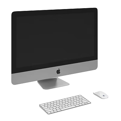 Apple All in One iMac Desktop Computer With Monitor Keyboard And Mouse 3d model