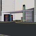 Modern Gate 3d model