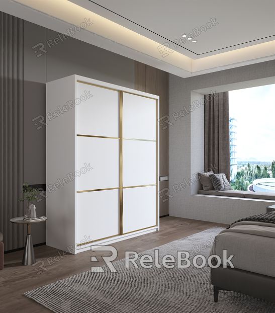 modern wardrobe plate wardrobe model