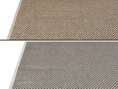 square woven carpet 3d model