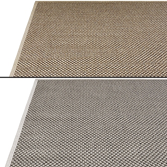 square woven carpet 3d model