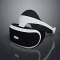 PlayStation VR Headset With Black And White Design For Virtual Reality Gaming