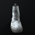 Next Generation Boots Medium Boots Leather Boots PBR White Boots 3d model