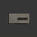 Old Fashioned Portable Beige Television With Antenna And Black Speaker Grill Design