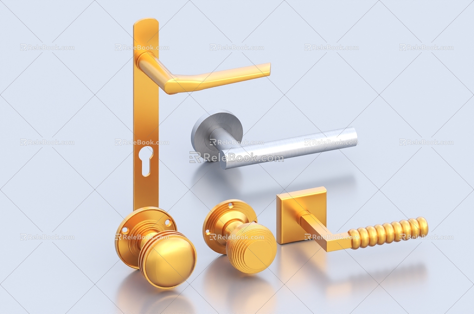 Door handle 3d model