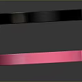 Black And Pink Collars With Heart Shaped Metal Buckle Fashion Accessory