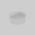 White Round Modern Above Counter Wash Basin with Simple Design and Smooth Surface