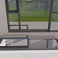 Detached Villa Modern Exterior With Large Glass Windows And Natural Light