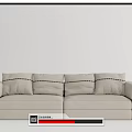 Modern Combination Sofa 3d model