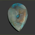 Colorful Natural Gemstone With Blue Orange Hues And Irregular Shape For Jewelry Design