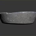 Elegant Handcrafted Stone Carving Bowl Sculpture With Intricate Surface Texture