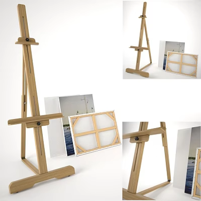 easel 3d model
