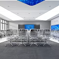 Modern Classroom Virtual Simulation Classroom Computer Classroom Robot Classroom Professional Classroom Maker 3d model